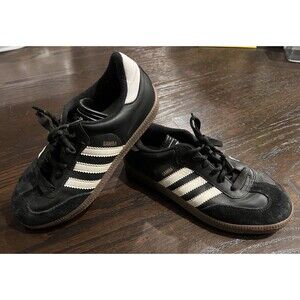 Adidas Samba OG Black/White/Gum Sneakers Shoes Kids Size 3.5 US Vintage 2005
